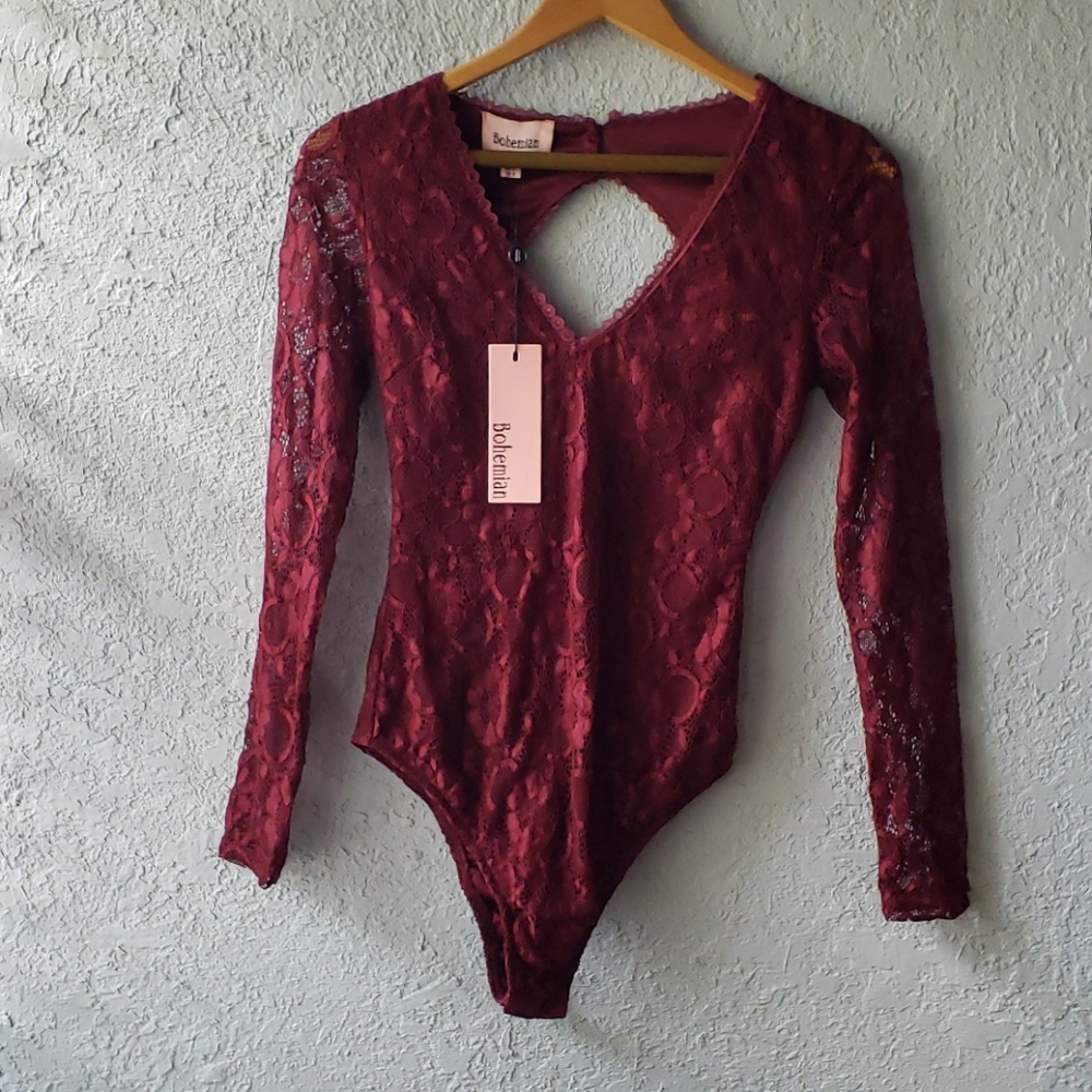 Bohemian Wine Bodysuit SZ. 4